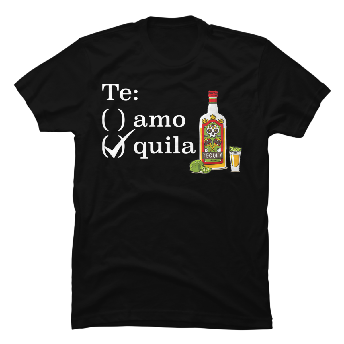 men's tequila shirt